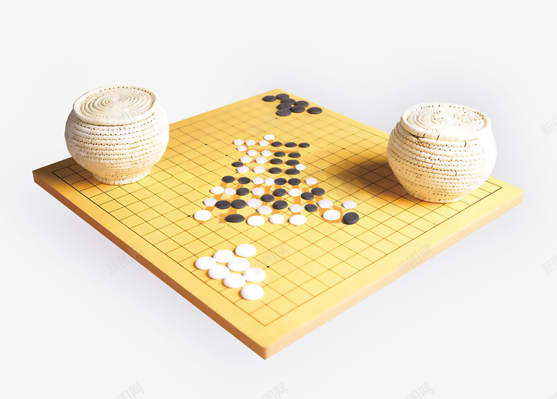 木板上的棋子png免抠素材_新图网 https://ixintu.com PNG图形 下棋 木桌 棋子 棋桌