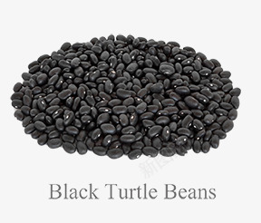 BlackTurtleBeanspng免抠素材_新图网 https://ixintu.com 巴西坚果 腕豆 谷类 黑乌龟豆