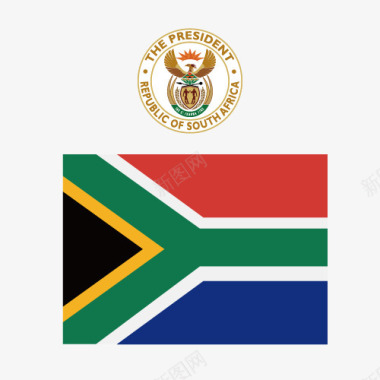 南非共和国矢量图图标图标