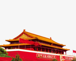 首都北京市的红色之旅天安门高清图片
