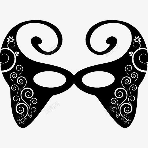 优雅的女性狂欢节面具的眼睛图标png_新图网 https://ixintu.com 优雅 口罩 女 形状 狂欢节 狂欢节面具 盖 眼睛 节日 面具
