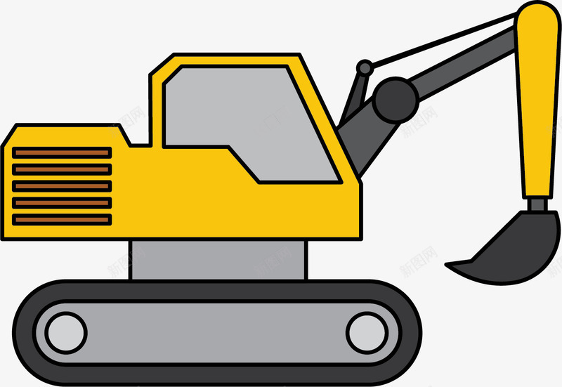 柴油设备卡通挖掘机矢量图ai免抠素材_新图网 https://ixintu.com 卡通 大型挖掘机 挖拒绝 机械设备 柴油挖掘机 矢量卡通挖掘机 矢量挖掘机 矢量图