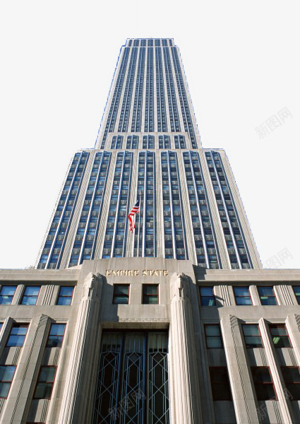 纽约摩天大楼png免抠素材_新图网 https://ixintu.com 大楼 建筑 美国 著名 风景