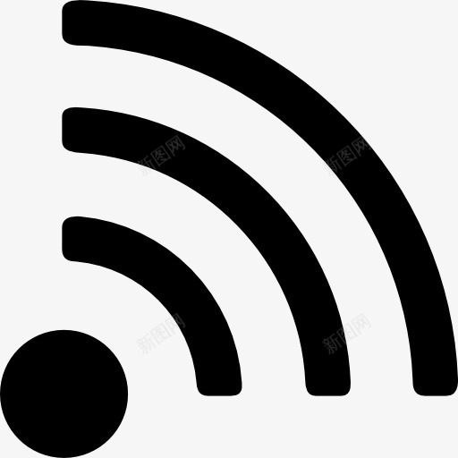 无线互联网连接图标png_新图网 https://ixintu.com WiFi信号 互联网接口 无线WIFI 无线上网 无线连接