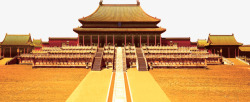 北京故宫的金銮殿素材