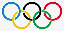对奥运奥运五环运动比赛标志图标高清图片