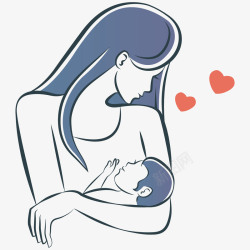 母亲节活动图片时尚母婴插画图标高清图片