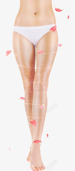 女性养生名片手绘美腿高清图片