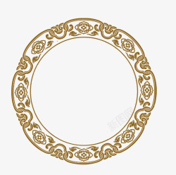 古典圆环中国古典圆环纹路高清图片