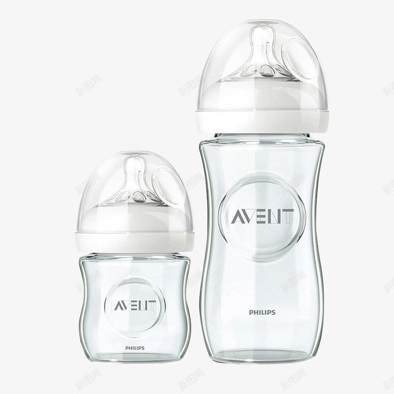 新安怡奶瓶png免抠素材_新图网 https://ixintu.com 产品实物 新生儿进口奶瓶 玻璃奶瓶