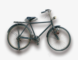 上世纪带阴影的二八自行车高清图片