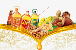 花生粮油米面粮油分类图高清图片