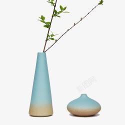 欧式天然树脂花瓶花瓶工艺品陶瓷树枝高清图片