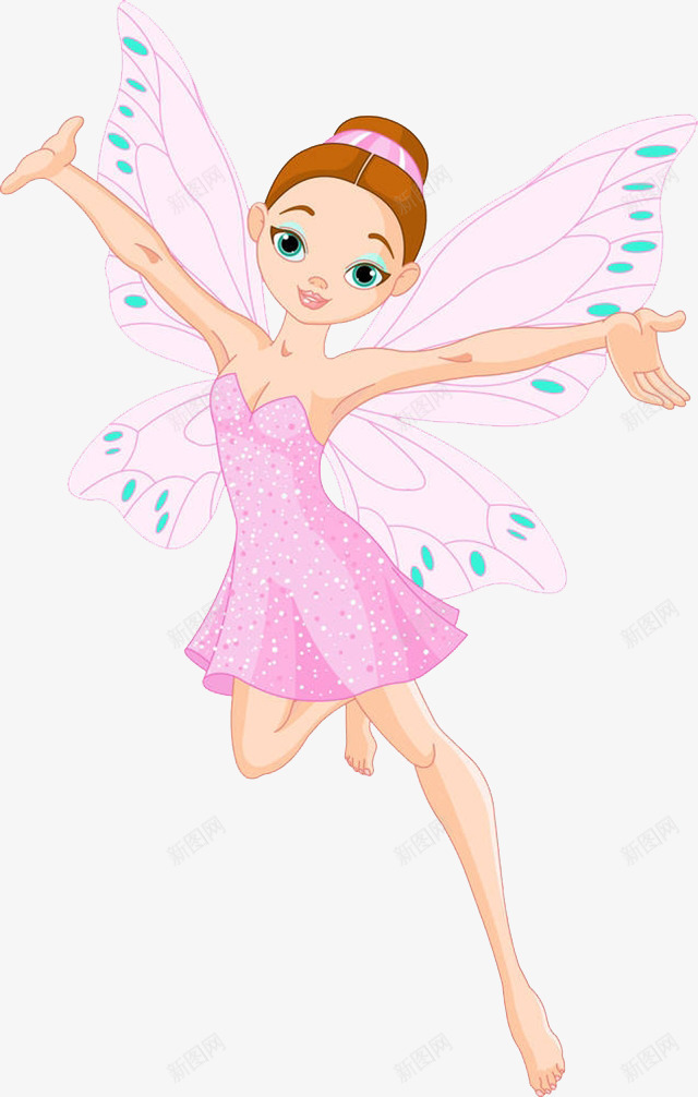 欢迎到来png免抠素材_新图网 https://ixintu.com 动漫卡通人物欢迎手势 卡通手绘 可爱画风 天使 带翅膀的女孩 欢迎手势 装饰