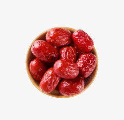新疆红枣子实物小枣一碗高清图片