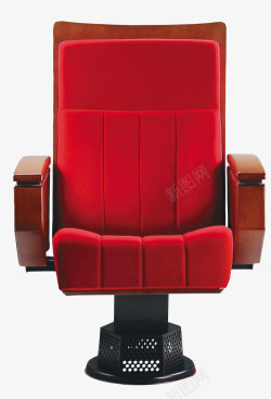 红色系色影院座椅素材