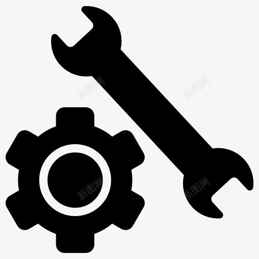 维修工具图标png_新图网 https://ixintu.com 修理器具 修理工作 工具 扳手 齿轮