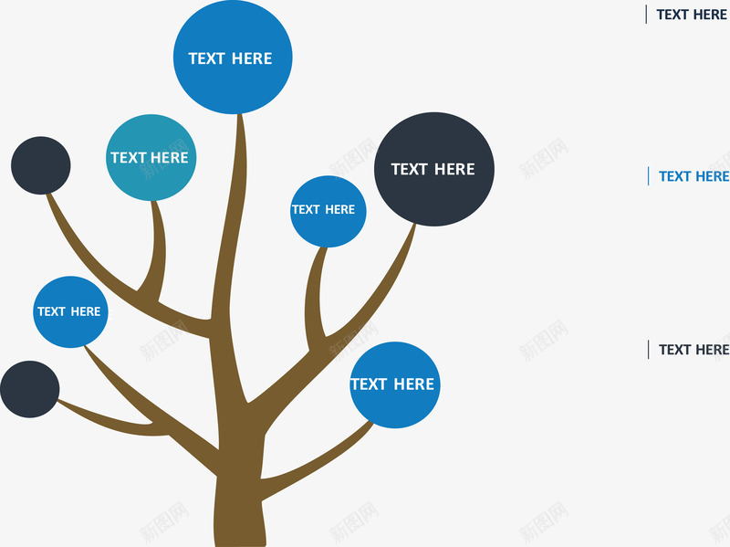树形分类介绍图矢量图ai免抠素材_新图网 https://ixintu.com 分类信息 分类信息图表 流程图 矢量图 结构组合