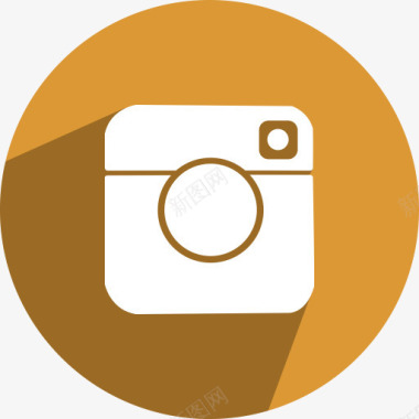 自由Instagram媒体网络图标图标
