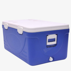 蓝色冷藏箱冷藏箱子高清图片