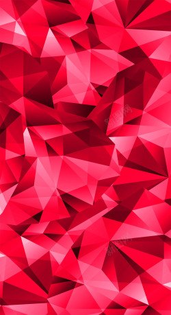 红色几何图形背景矢量图素材