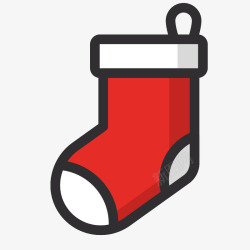 创意长筒袜红白色长筒袜高清图片