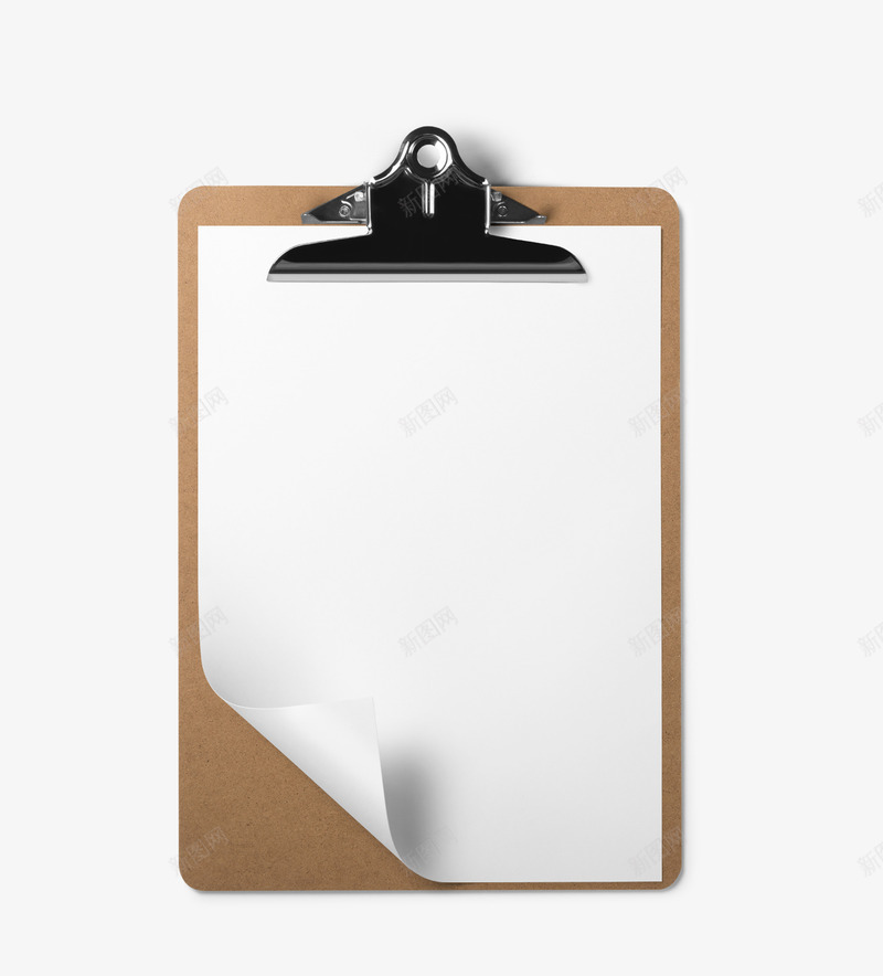 木板夹和纸png免抠素材_新图网 https://ixintu.com 实物 日用 木板夹 白色 纸 黑色