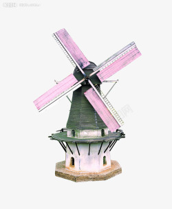 荷兰旅游荷兰大风车高清图片
