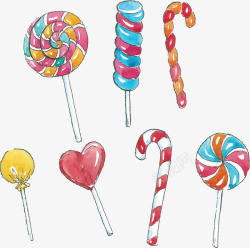 甜蜜棒棒糖甜蜜的儿童节棒棒糖矢量图高清图片