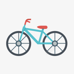 自行车单车卡通单车自行车矢量图高清图片