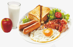 牛肉热狗营养早餐高清图片