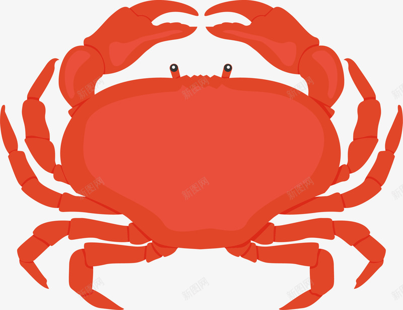 世界海洋日红色面包蟹png免抠素材_新图网 https://ixintu.com 一只螃蟹 世界海洋日 横着走 海洋生物 红色螃蟹 红色面包蟹