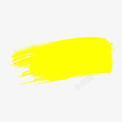 黄色横条纹黄色装饰笔刷条纹背景高清图片