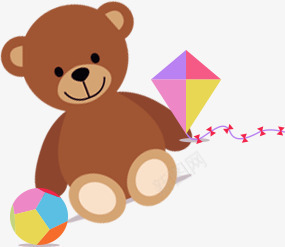 可爱棕色小熊创意png免抠素材_新图网 https://ixintu.com 创意 可爱 棕色