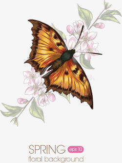蝴蝶装饰图案矢量图素材