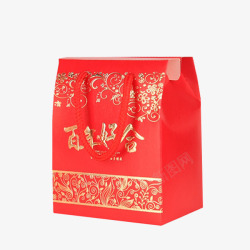 喜糖礼袋包装红色创意喜糖包装高清图片