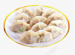 指尖上的中国饺子高清图片