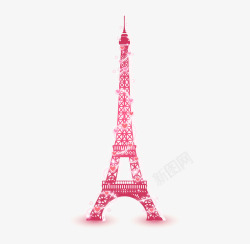 装饰埃及粉色的铁塔高清图片