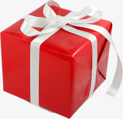 礼红色礼盒物红色礼盒白色礼带高清图片