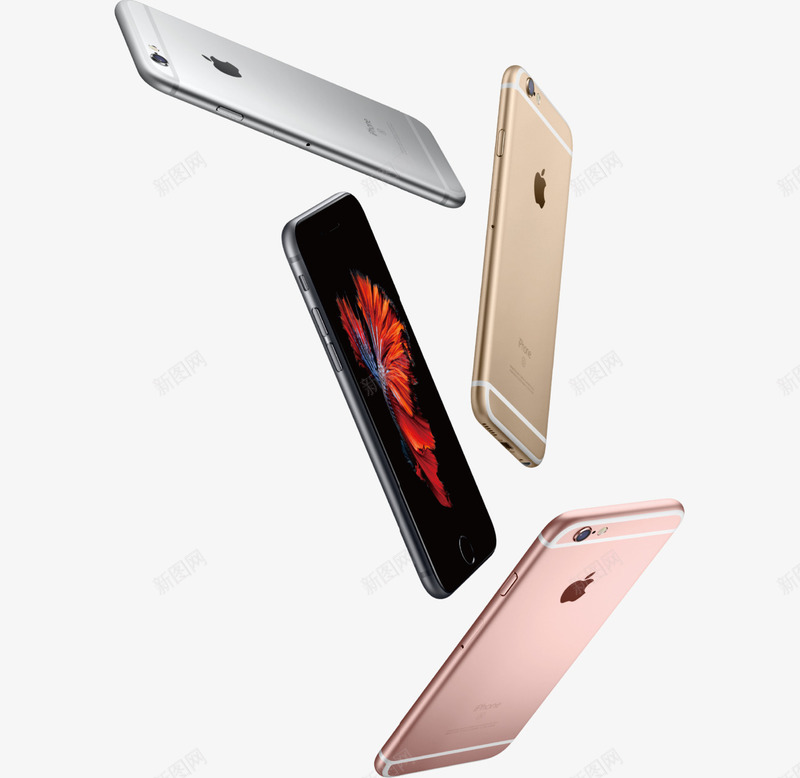 金色银色黑色粉色苹果手机png免抠素材_新图网 https://ixintu.com 粉色的苹果 金色的手机 银色的手机 黑色苹果手机