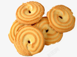 曲奇饼干图案甜点饼干高清图片