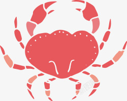 原味海鲜红色煸炒大螃蟹高清图片