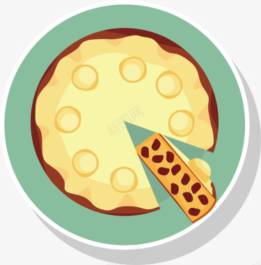 披萨卡通图标图标