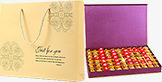 紫色礼盒包装食品素材