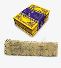 优质礼盒竹篾礼盒装藏茶高清图片