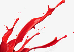 红油漆喷溅的红油漆高清图片