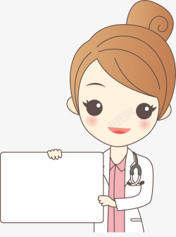 女医生素材卡通可爱女医生高清图片