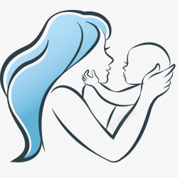 母亲节活动图片母婴绘画插画图标高清图片