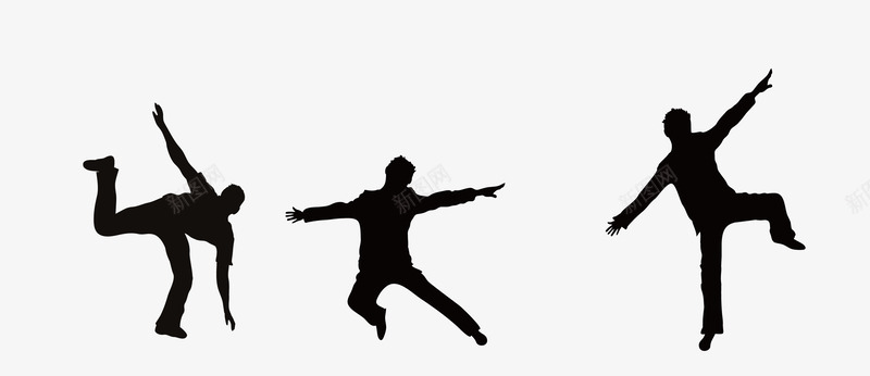 运动跳舞人物剪影矢量图eps免抠素材_新图网 https://ixintu.com 体育 健身 剪影 男子 矢量图 街舞 跳舞 跳舞姿势 运动