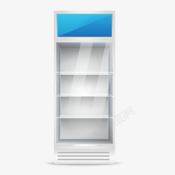 彩色立式冷藏柜彩色立式冷藏柜矢量图高清图片